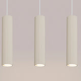 Aluminium Pendant Light With Karbon 3L Lamp - Deep Space