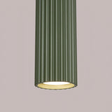 Aluminium Pendant Light With Karbon 3L Lamp - Deep Space