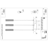 Aluminium Pendant Light With Karbon 3L Lamp - Deep Space