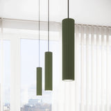 Aluminium Pendant Light With Karbon 3L Lamp - Deep Space