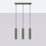 Aluminium Pendant Light With Karbon 3L Lamp - Deep Space