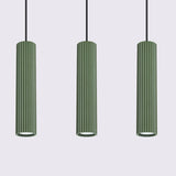 Aluminium Pendant Light With Karbon 3L Lamp - Deep Space