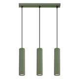 Aluminium Pendant Light With Karbon 3L Lamp - Deep Space