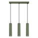 Aluminium Pendant Light With Karbon 3L Lamp - Deep Space