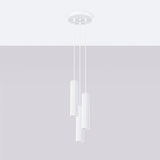 Aluminium Pendant Light With Karbon 3P Lamp - Deep Space