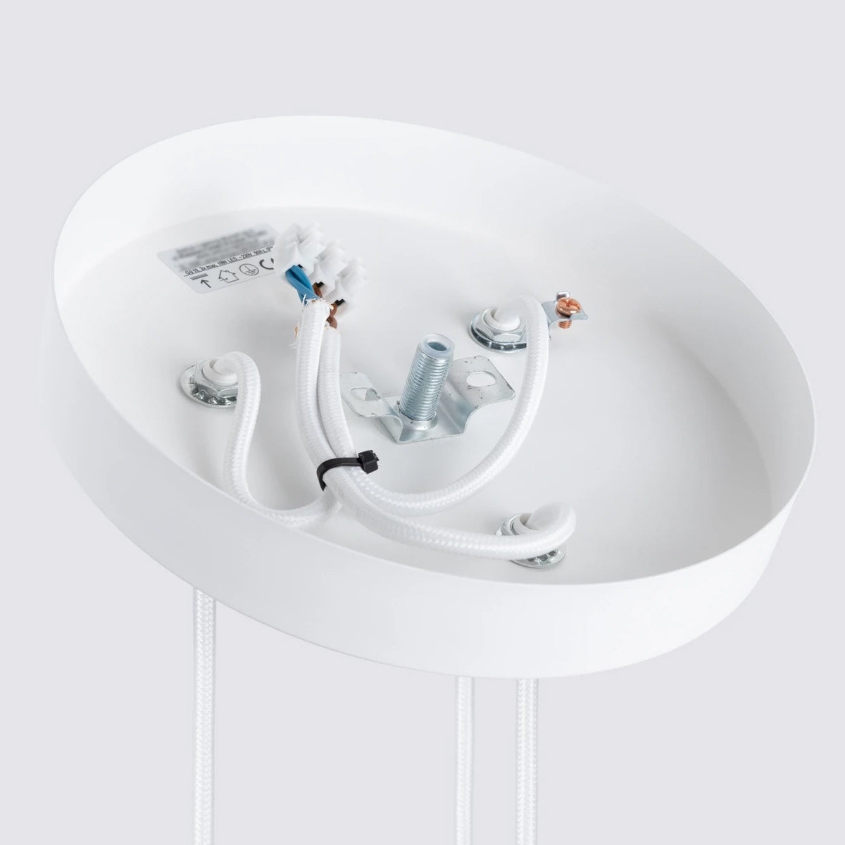 Aluminium Pendant Light With Karbon 3P Lamp - Deep Space