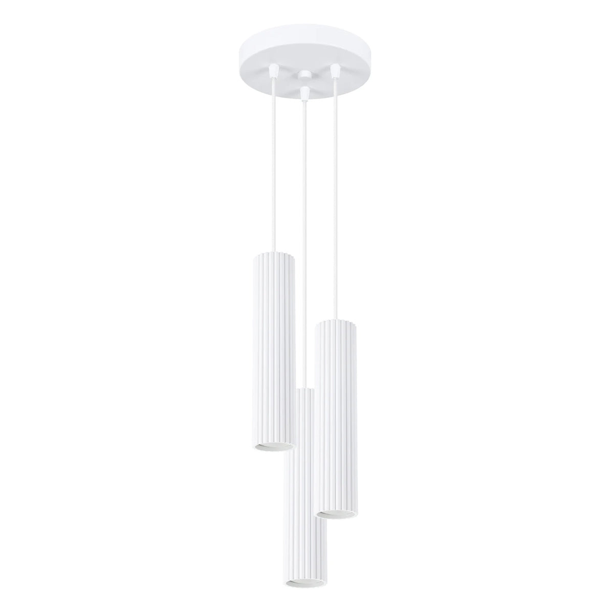 Aluminium Pendant Light With Karbon 3P Lamp - Deep Space