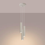 Aluminium Pendant Light With Karbon 3P Lamp - Deep Space