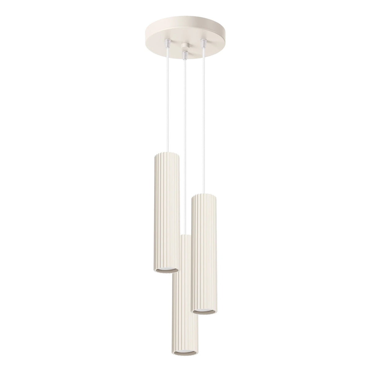 Aluminium Pendant Light With Karbon 3P Lamp - Deep Space