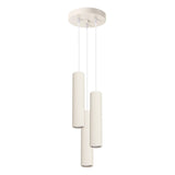 Aluminium Pendant Light With Karbon 3P Lamp - Deep Space