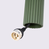 Aluminium Pendant Light With Karbon 3P Lamp - Deep Space