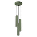 Aluminium Pendant Light With Karbon 3P Lamp - Deep Space