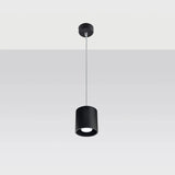Aluminium Pendant Light With Orbis 1 Lamp - Deep Space