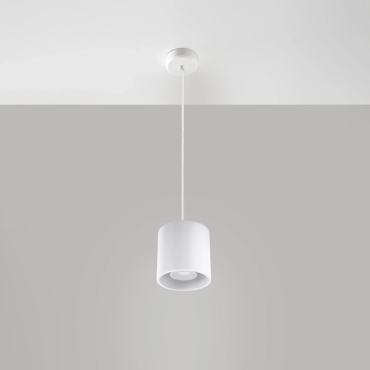 Aluminium Pendant Light With Orbis 1 Lamp - Deep Space