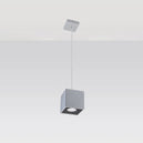 Aluminium Pendant Light With Quad 1 Lamp - Deep Space