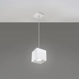 Aluminium Pendant Light With Quad 1 Lamp - Deep Space