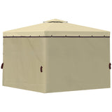 Aluminium Softtop Gazebo 296cm Width x 296cm Depth With Curtains - Velmora