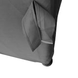 Aluminium Softtop Gazebo 296cm Width x 296cm Depth With Curtains - Velmora