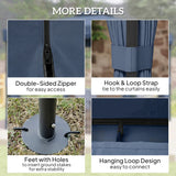 Aluminium Softtop Gazebo 296cm Width x 296cm Depth With Curtains - Velmora