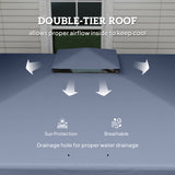 Aluminium Softtop Gazebo 296cm Width x 296cm Depth With Curtains - Velmora