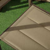 Aluminium Stacking Garden Chairs in Set of 2 - Velmora