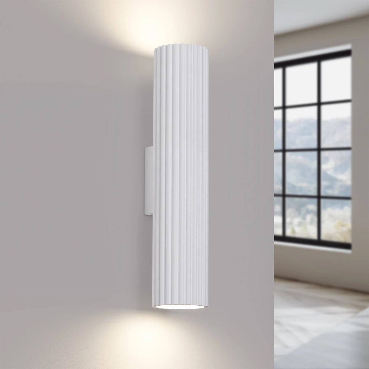 Aluminium Wall Light With Karbon 30 Lamp - Deep Space
