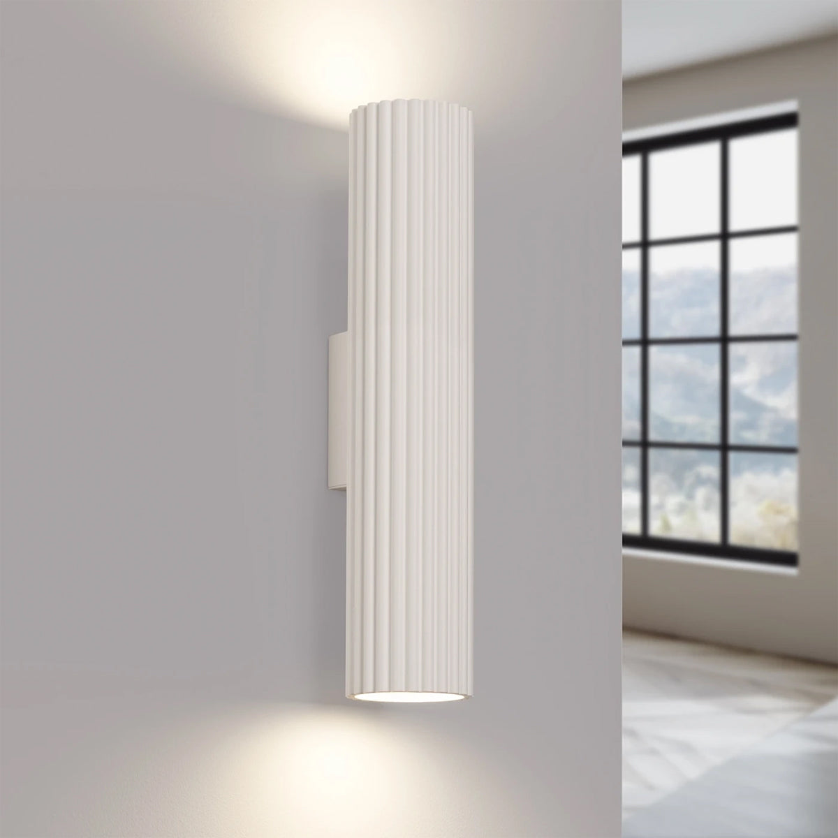 Aluminium Wall Light With Karbon 30 Lamp - Deep Space