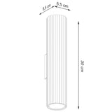 Aluminium Wall Light With Karbon 30 Lamp - Deep Space