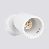 Aluminium Wall Light With Karbon Lamp And With A Switch - Deep Space
