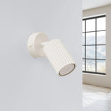 Aluminium Wall Light With Karbon Lamp And With A Switch - Deep Space