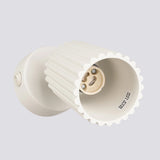 Aluminium Wall Light With Karbon Lamp And With A Switch - Deep Space