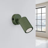 Aluminium Wall Light With Karbon Lamp And With A Switch - Deep Space