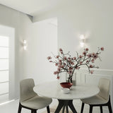 Aluminium Wall Light With Loreto Glass Lamp - Deep Space