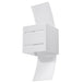 Aluminium Wall Light With Loreto Glass Lamp - Deep Space