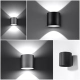 Aluminium Wall Light With Orbis 1 Lamp - Deep Space