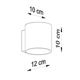 Aluminium Wall Light With Orbis 1 Lamp - Deep Space