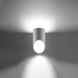 Aluminium Wall Light With Penne 20 Lamp - Ocean Green
