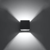 Aluminium Wall Light With Quad 1 Lamp - Deep Space