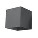 Aluminium Wall Light With Quad 1 Lamp - Deep Space