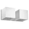 Aluminium Wall Light With Quad 2 Lamp - Deep Space