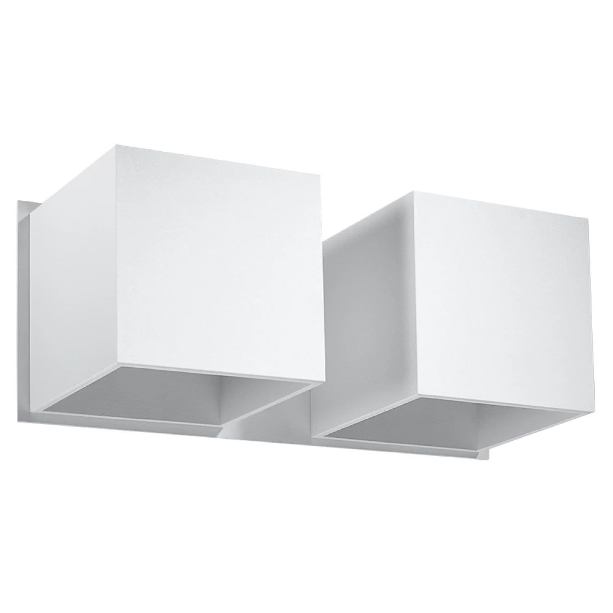 Aluminium Wall Light With Quad 2 Lamp - Deep Space