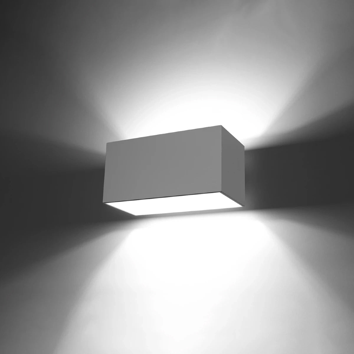 Aluminium Wall Light With Quad Maxi Lamp - Deep Space