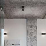 Aluminium Wall Light With Quad Maxi Lamp - Deep Space