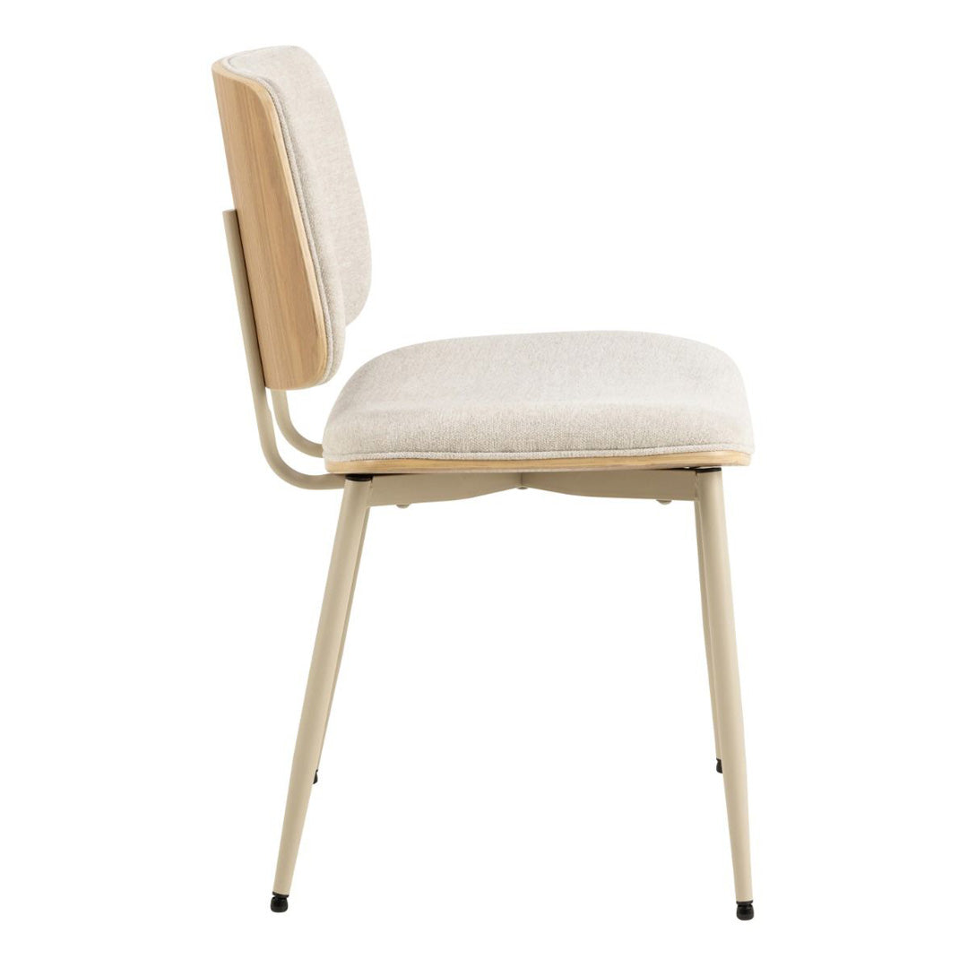 Apia Fabric Dining Chairs in Set of 2 - Owen
