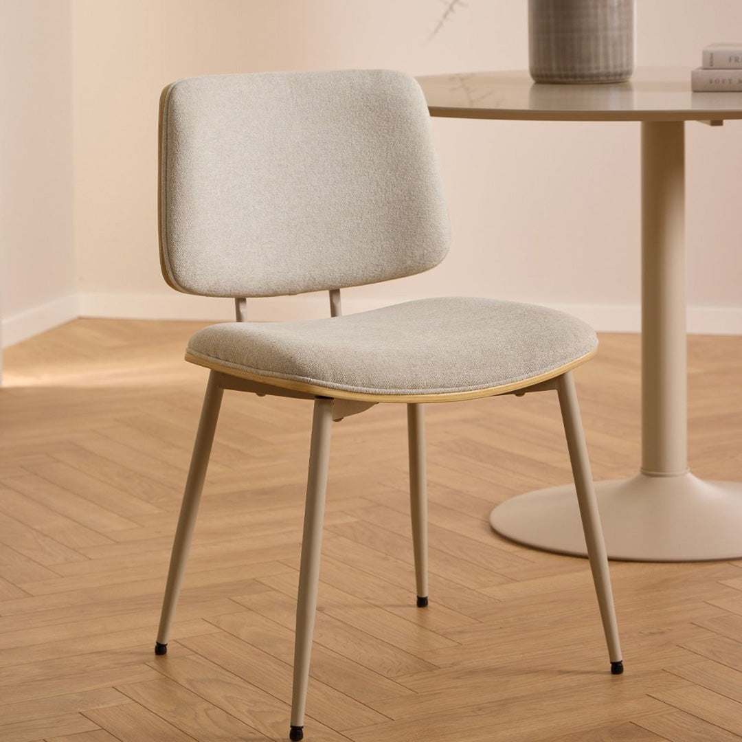 Apia Fabric Dining Chairs in Set of 2 - Owen