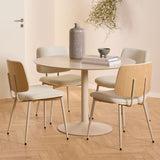 Apia Fabric Dining Chairs in Set of 2 - Owen