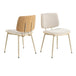 Apia Fabric Dining Chairs in Set of 2 - Owen