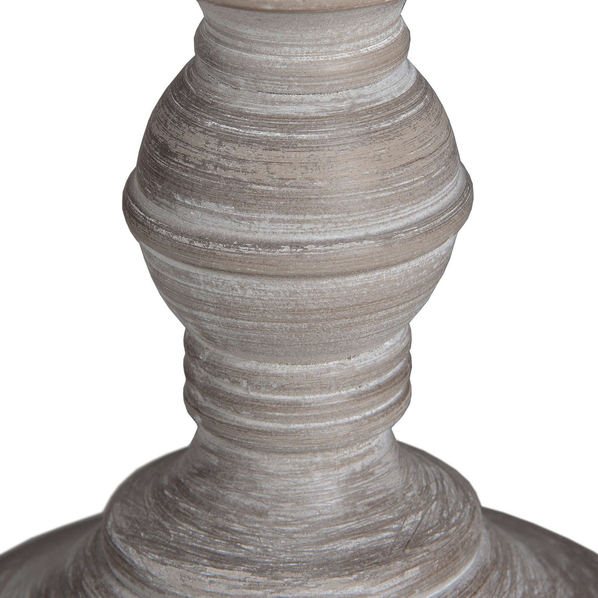 Beige Linen Shade Table Lamp With Neutral Washed Wooden Base - Pella