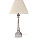 Beige Linen Shade Table Lamp With Neutral Washed Wooden Base - Pula