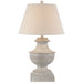 Beige Linen Shade Table Lamp With Wooden Base - Montara